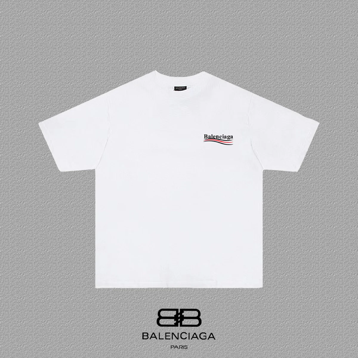 P80✨🔥 BALENCIAGA Paris Classic Coke letter printed short-sleeved T-shirt. Custom-woven and dyed 280g combed cotton heavyweight fabric. Zero color difference in threads. Perfect details. Differentiate from the current currency version. Welcome to compare. Same Style for men and women. Must-sell in the picture above. Color: White Black Size: 1 2 3 4